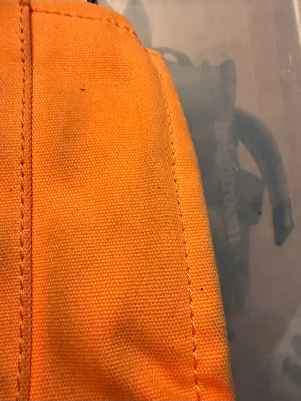 Marc Jacobs Orange / tangerine Canvas 'The Tote Bag' medium size used